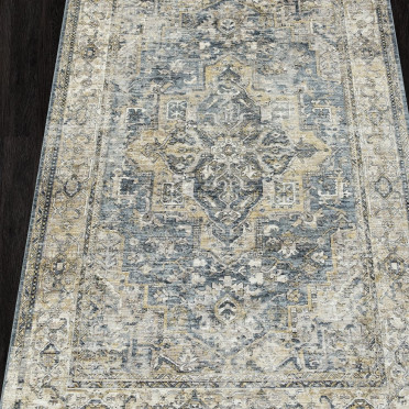 Ковер L0220B - BLUE - Прямоугольник - коллекция SHANTI