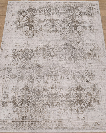 Ковер турецкий 3032C Art Deco (Шелк+Модал, бежевый)