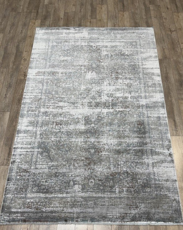 Ковер турецкий B212G2 MONZA (Акрил, Эвкалиптовый шелк, серый)