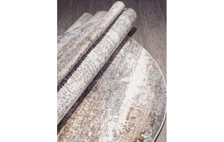 Ковер 04050C - GREY / BROWN - Овал ARMINA