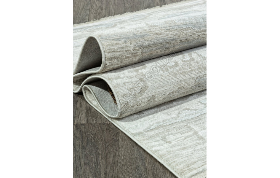 Ковер 28751A - CREAM / L.GREY - Прямоугольник - коллекция RUBI