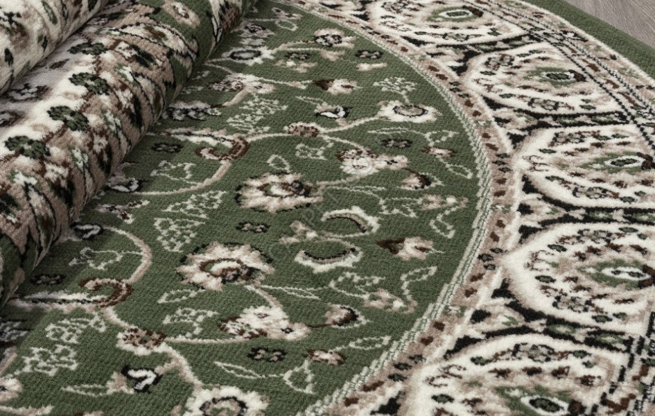 Ковер D409 - GREEN - Овал - коллекция GAVANA