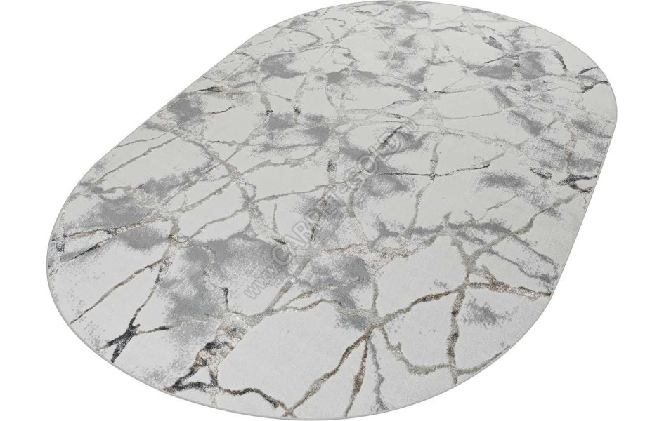 38898A OVAL GREY FLS / BEIGE FLS Olimpos