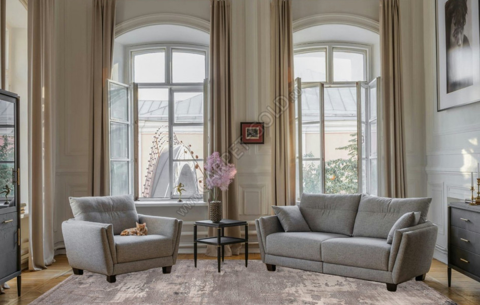 Ковер O2116 - 995 GREY / GREY - Прямоугольник - коллекция BRAND