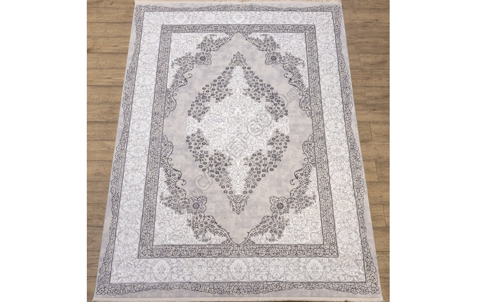 КОВРЫ ДИЗАЙН N893A ЦВЕТ WHITE / GRAY2 Prado